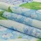 1 Yard Blue, Green and White Hydrangeas Medium Weight Linen Woven